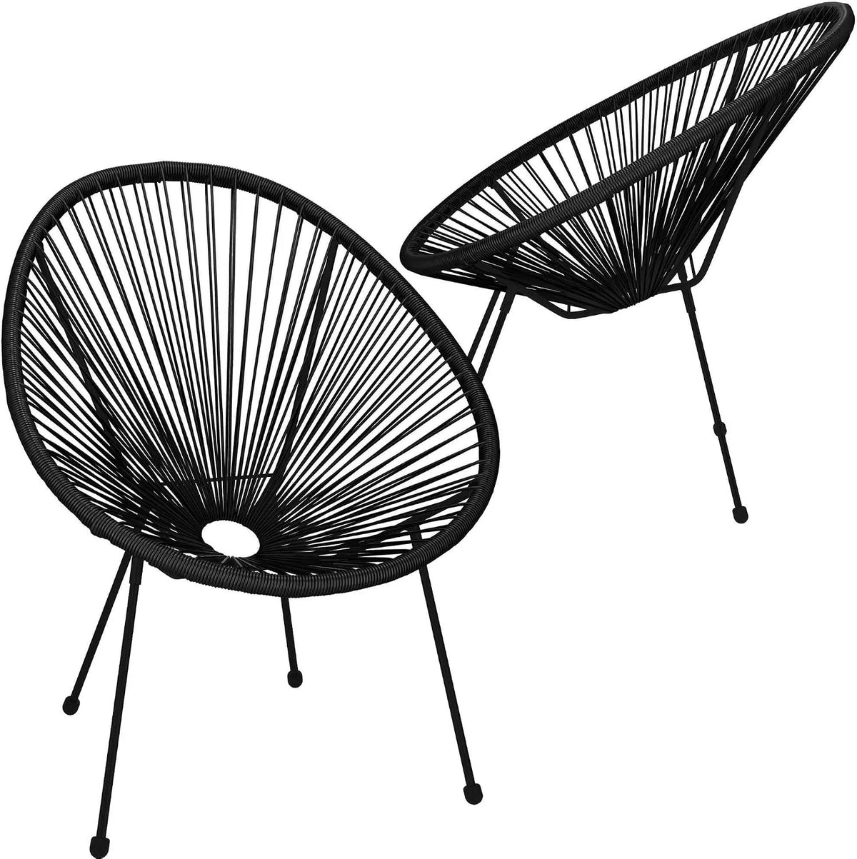 Krzesło: 73 × 40, 5 × 87 cm, z technorattanu