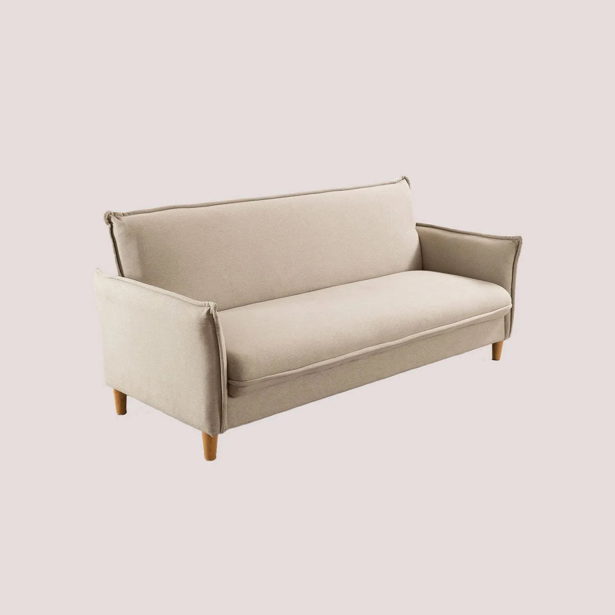 Sofa – tapicerka materiałowa, 2-osobowa, rozkładana konstrukcja, tapicerka materiałowa