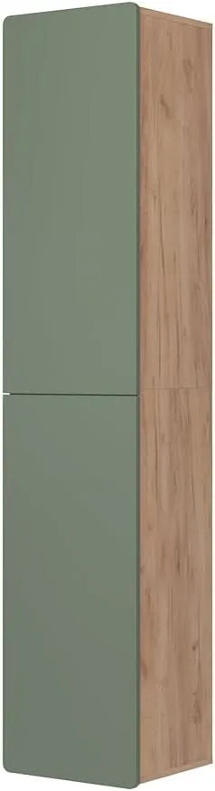 Vicco Wysokie szafki 'Izan': 36.6 × 171.6 cm, zielony