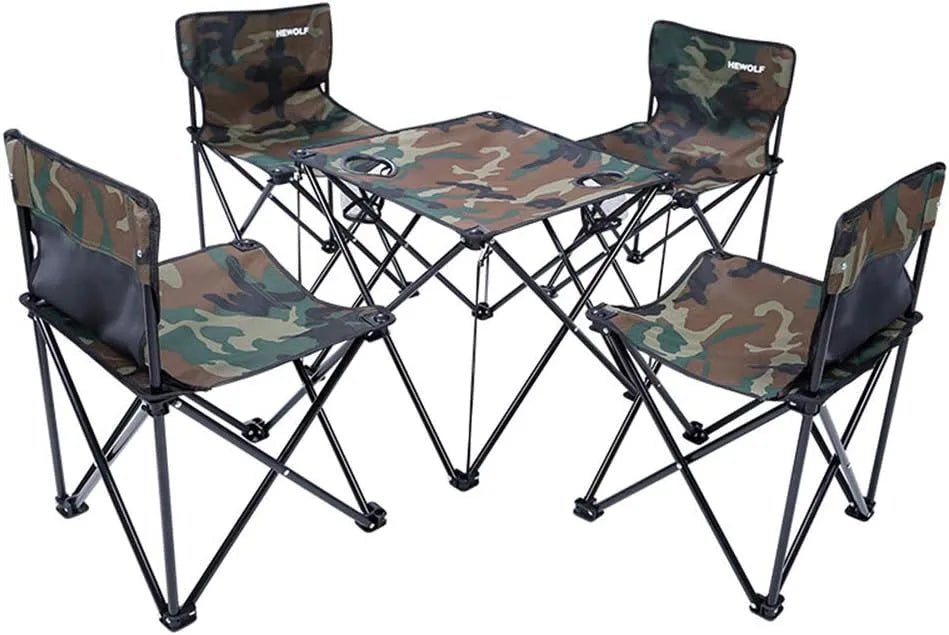 Przenośny zestaw stołowy — BBQ, unisex, składana konstrukcja, przenośna konstrukcja
