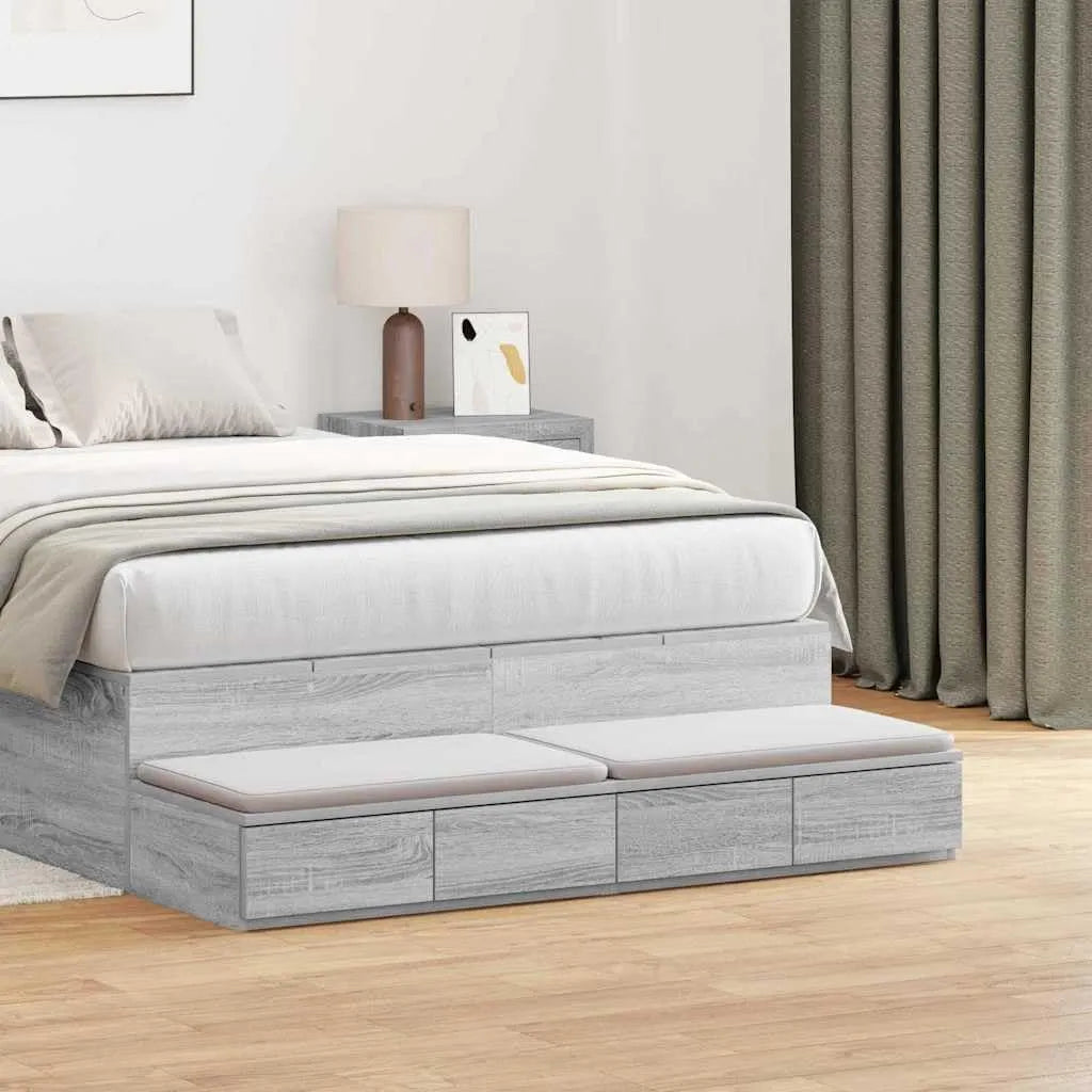 Szafka pod łóżko – z drewna, z szufladami, z szafą, 100 × 36, 100 cm, 16 cm, 36 w