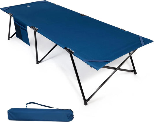 ADVANCED Łóżko polowe XXL: składana konstrukcja, przenośna konstrukcja, 214 × 79 × 50 cm, 200 kg