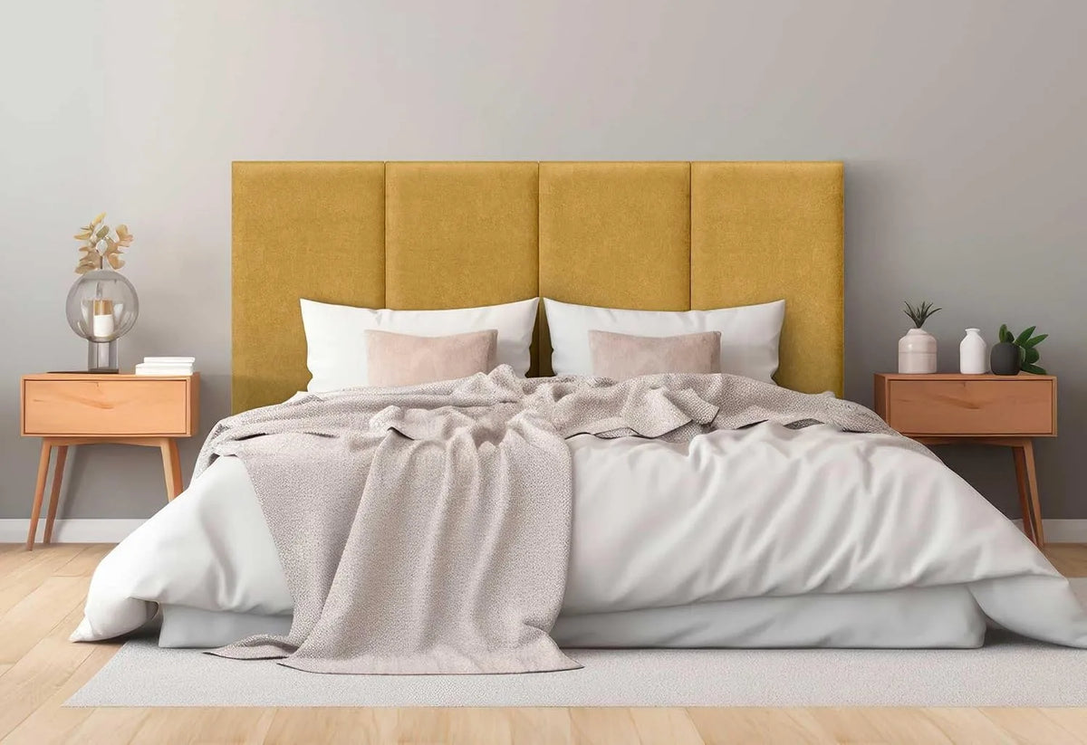 Zagłówek Tapicerowany z Tkaniny Aqualine Premium Plamoodpornej Projekt Modułowy Pionowy: modułowa konstrukcja, tapicerka materiałowa, 200cm, 135 cm