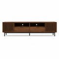 Szafka RTV drewniana 180x40x50 cm orzechowa